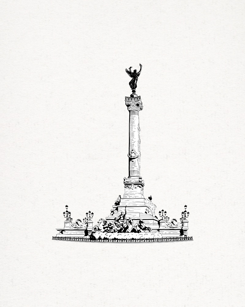 Illustration of Monument aux Girondins, Bordeaux